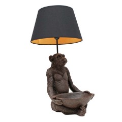 MONKEY LAMP TRAY AND SHADE 